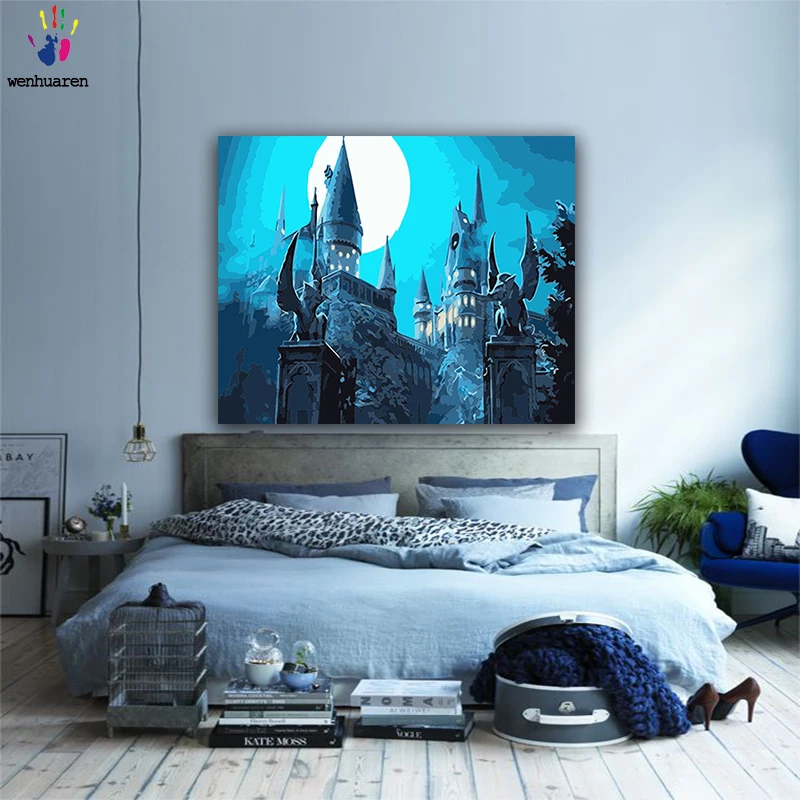 DIY картинки для раскраски по номерам с colorsCastle в виду рисунок живописи защелка Homee |
