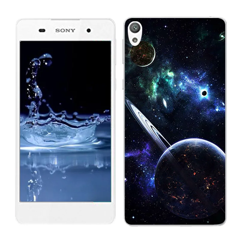 36 Мягкий чехол из ТПУ для Sony Xperia E5 f3311 f3313, мягкий силиконовый чехол с изображением земли и Луны, чехол для телефона для Xperia E5 E 5 Fundas - Цвет: 36