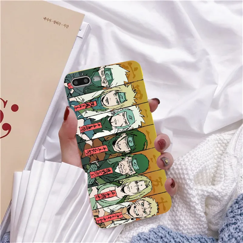 TPU Moda alvio Caso Аниме Наруто для iPhone 7 8 X XR Plus 6 6 s Plus Capa TPU Macio Dos Desenhos Animados Caso de Telefone Coque - Цвет: TPU