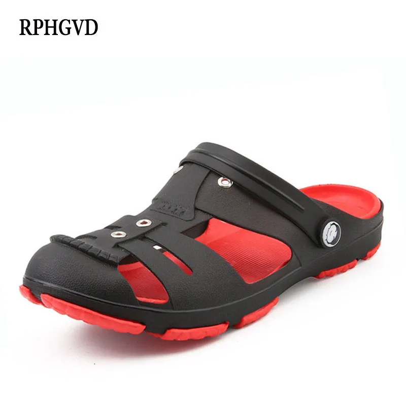 Вьетнамки Коллекция 2019 года Летняя пляжная обувь Новые мужские шлепанцы