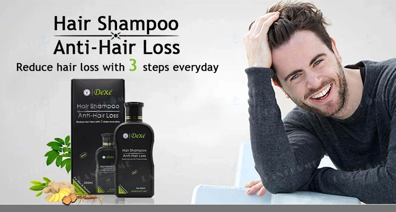 Dexe шампунь для волос набор против выпадения волос Sunburst уход Китайский травяной продукт для роста волос уход за волосами для мужчин и женщин 200 мл