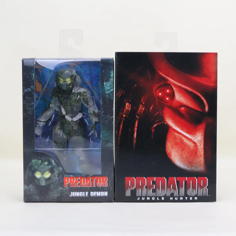 NECA Чужой против Хищник серии бетона джунгли рисунок Охотник чужой она хищник ПВХ