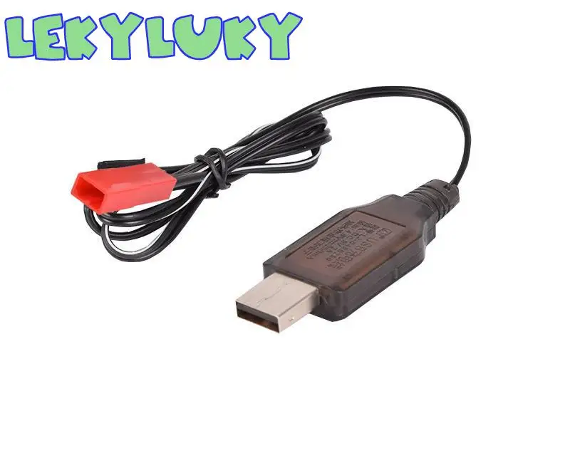 LEKYLUKY 4 8 В USB Кабель зарядного устройства с JST 2P штепсельной вилкой для Ni MH/4 CD