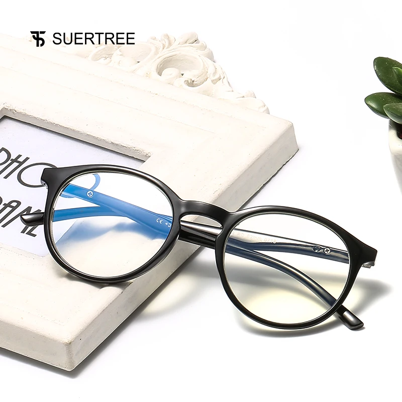 SUERTREE очки для чтения с защитой от синего света ультралегкие HD диоптрические