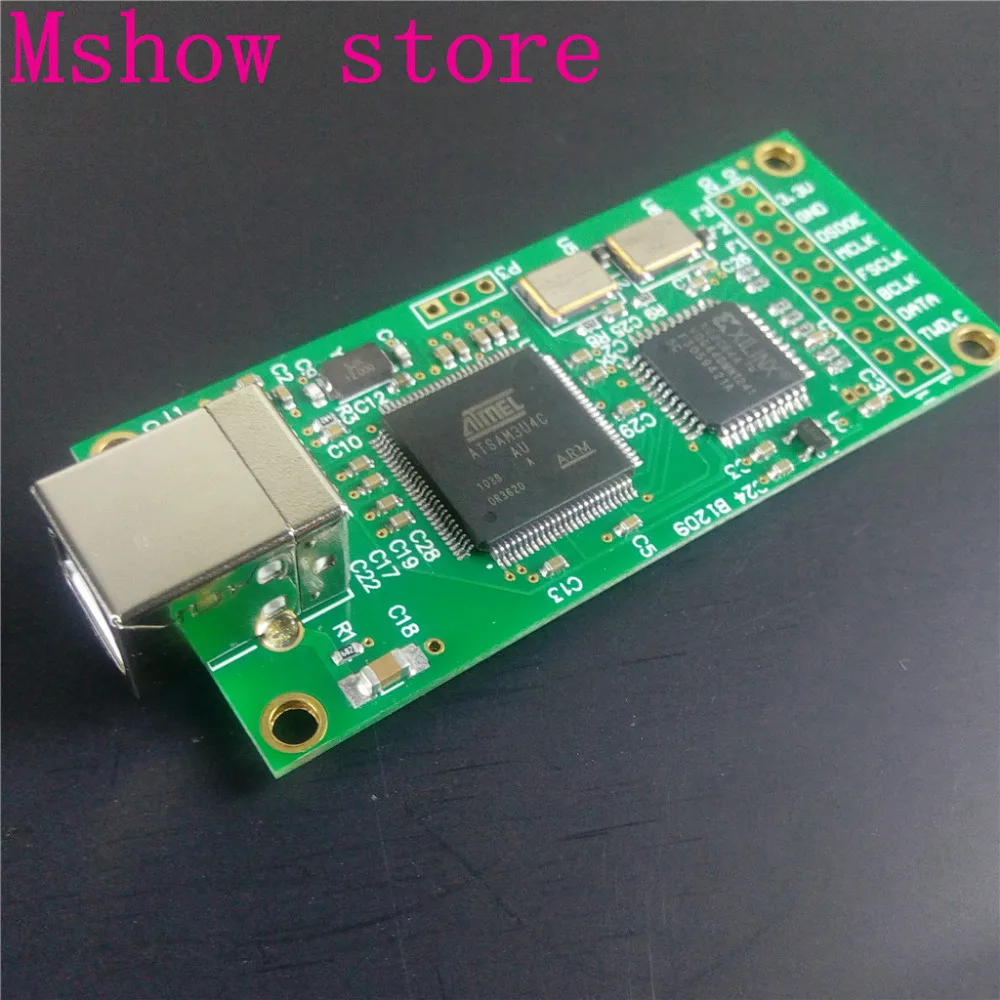 Оригинальный итальянский Amanero цифровой интерфейс USB поддержка 384K I2S DSD 512 Super XMOS для