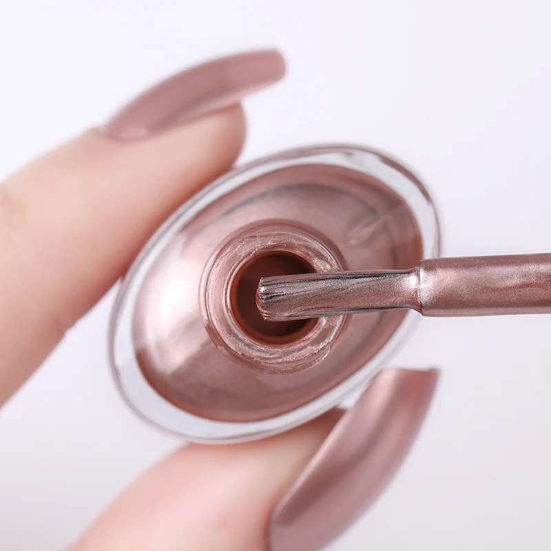 Лак для ногтей металлик BORN PRETTY 6 мл Блестящий лак розовое золото зеркальный