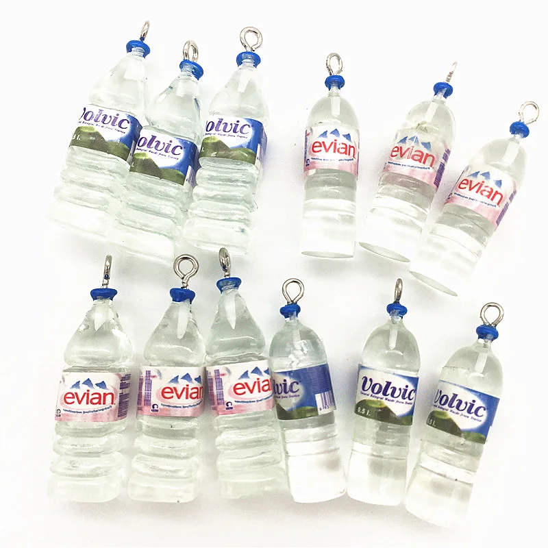 Давайте начать! Милая миниатюрная бутылка, бутылки вина/Саке/воды, 3D winebottle для праздника брелок и украшение серьги
