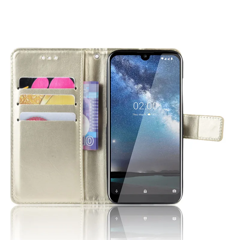 Для Nokia 2,2 Чехол кожаный винтажный кошелек чехол для Nokia 2,2 TA-1188 TA-1191 TA-1179 TA-1183 флип-чехол Магнитный чехол для телефона