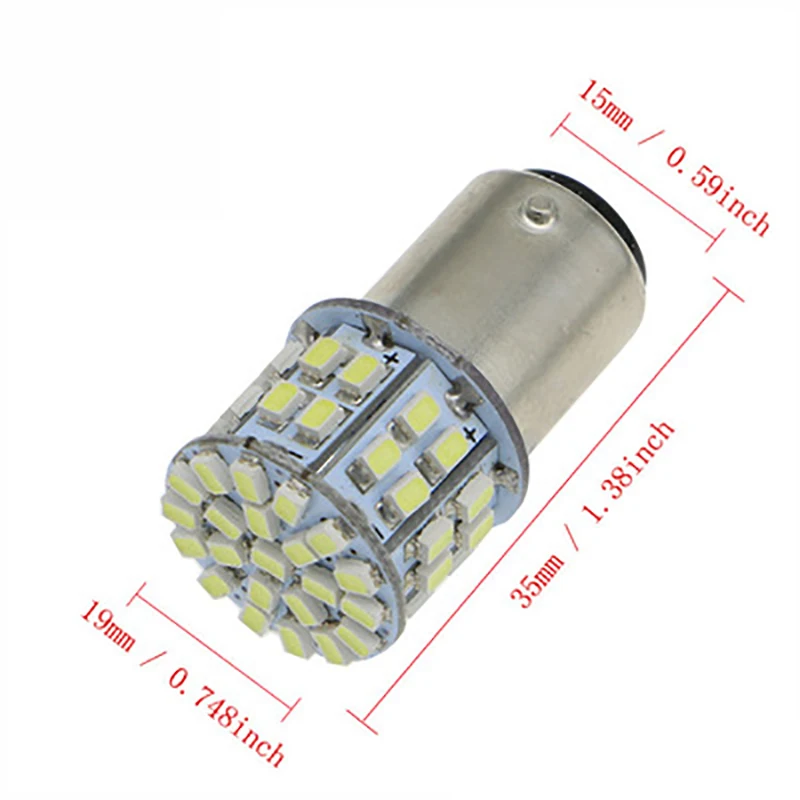 10x12 в 24 супер яркие 1156 BA15S P21W 1157 Bay15d P21/5 Вт 50SMD 1206 3020 50 светодиодов SMD Автомобильные