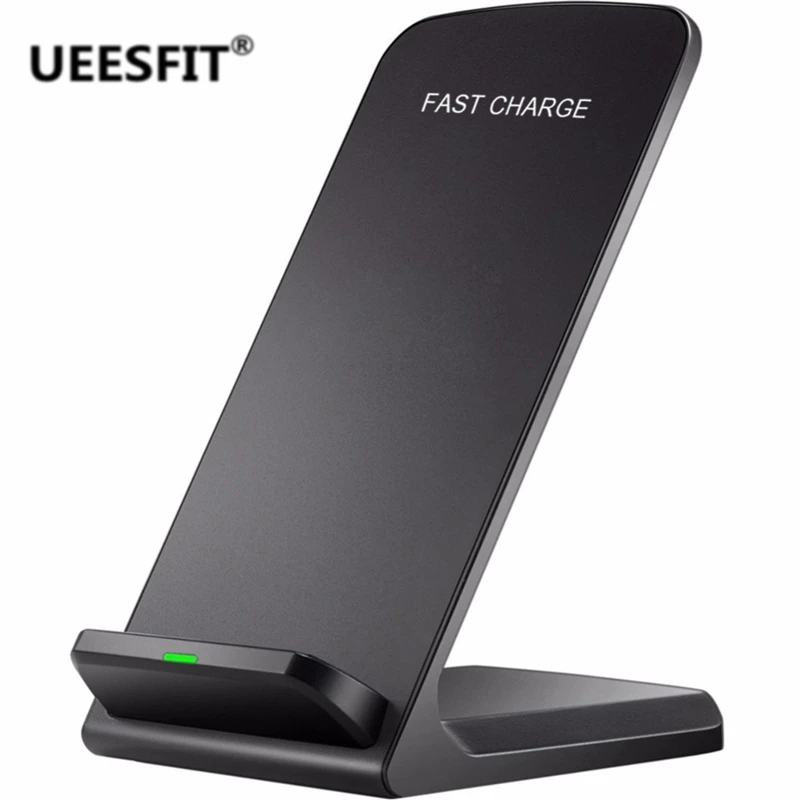UEESFIT Быстрый Беспроводной Подставка для зарядки Fast Зарядное устройство iphone x 8/8 PLUS