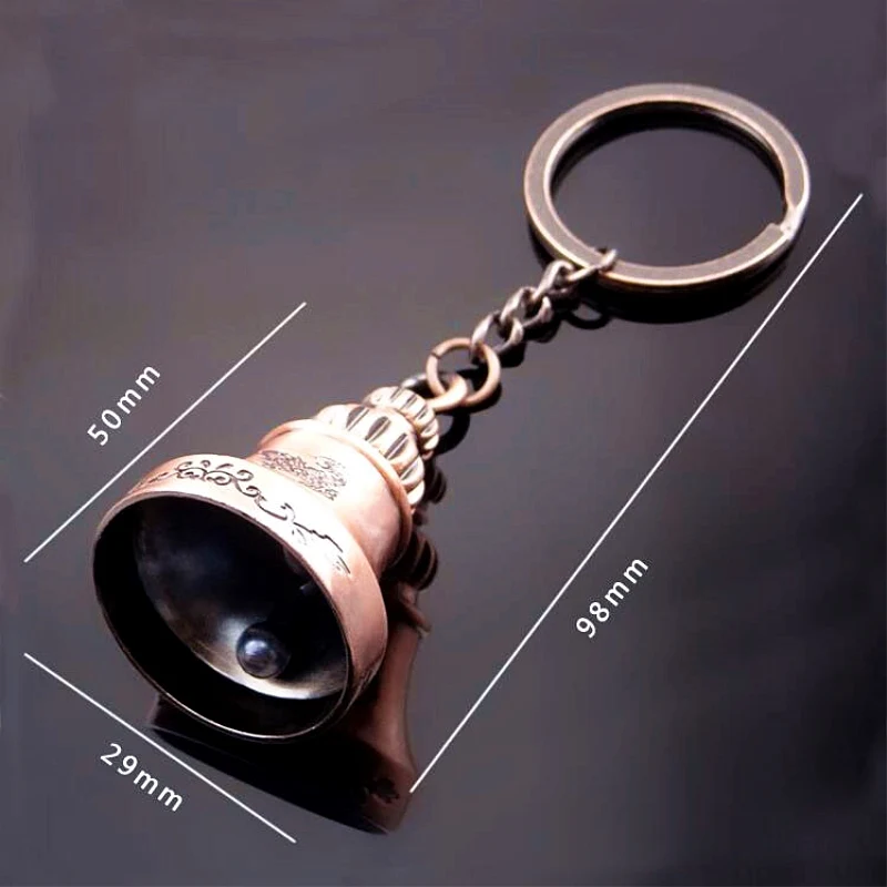 3 Color New Design Diy Handmade Keychain Bell Chain Chinese Lucky Keepsake Lubov Love Symbol Tibet Copper embrace Buddhism | Украшения и
