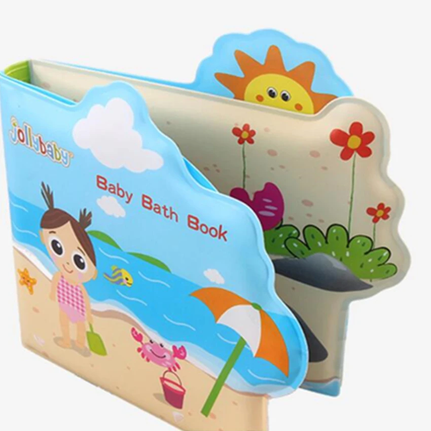 Бесплатная доставка Jollybaby сцена книга для ванны Детские образование в раннем
