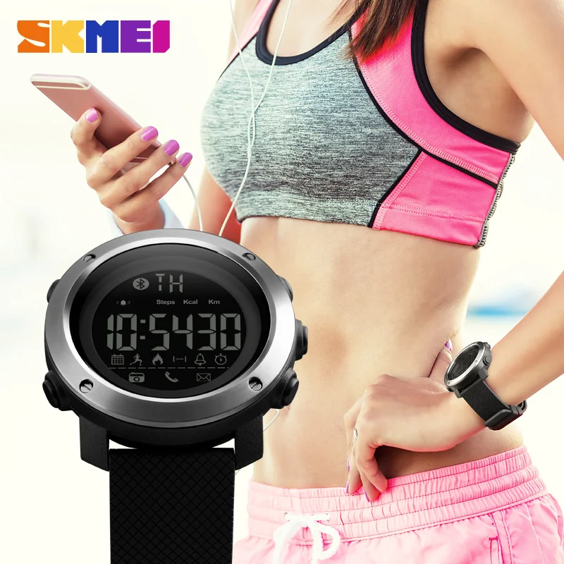SKMEI Для женщин Smart Watch Sport часы Bluetooth Калорий Топ Брендовые женские Samrt цифровые