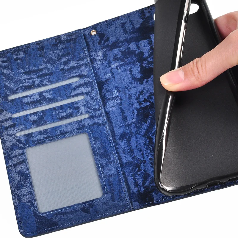 

Solid Gradient PU Leather Flip Wallet Case Soft Phone Cover Holster Skin Coque Funda for Apple iPhone 7 8 6 6s Plus X XS MAX XR