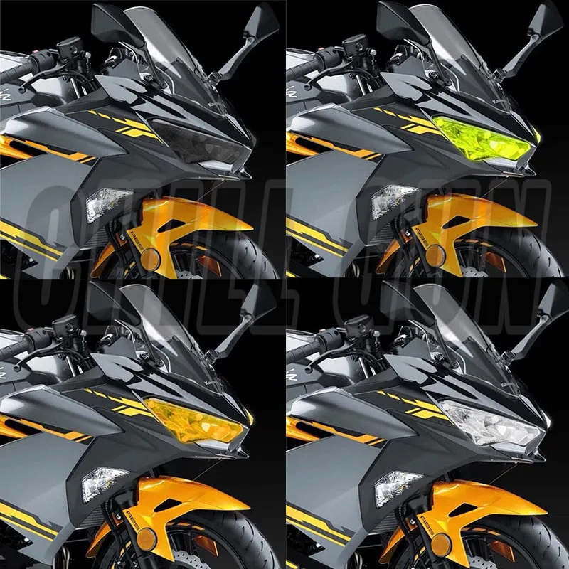 Фара для мотоцикла защита фар Защитная крышка экрана ABS KAWASAKI NINJA 400 NINJA400 2018 Ninja-400 |