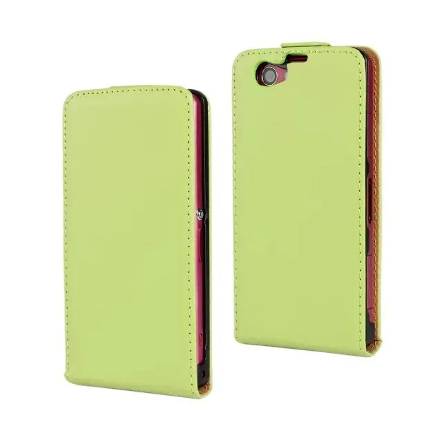 Роскошный Ретро чехол из натуральной кожи роскошный Вертикальный магнитный