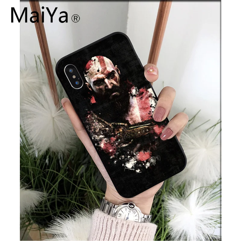 Мягкий чехол для телефона MaiYaCa Game God of War Mortal Kombat Art из ТПУ Apple iPhone 8 7 6 6S Plus X XS MAX 5 5S SE
