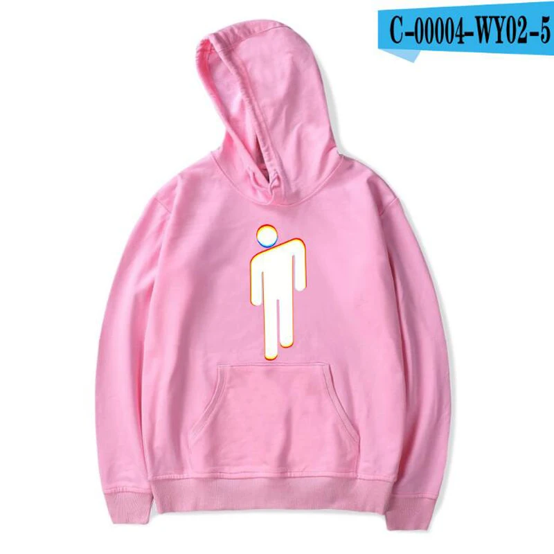 Billie Eilish с принтом женские толстовки и кофты Moletom Feminino Harajuku Хип Хоп Забавный куртка капюшоном мужской спортивный костюм