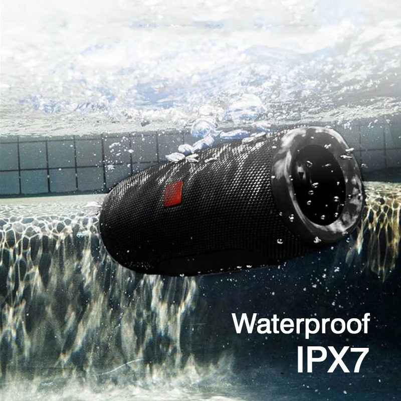 Hot Selling Waterproof Portable Speaker With Aux Usb Tf Port Fm Radio Speakers Bommbox Speaker Subwoofer Hifi Stereo Sound