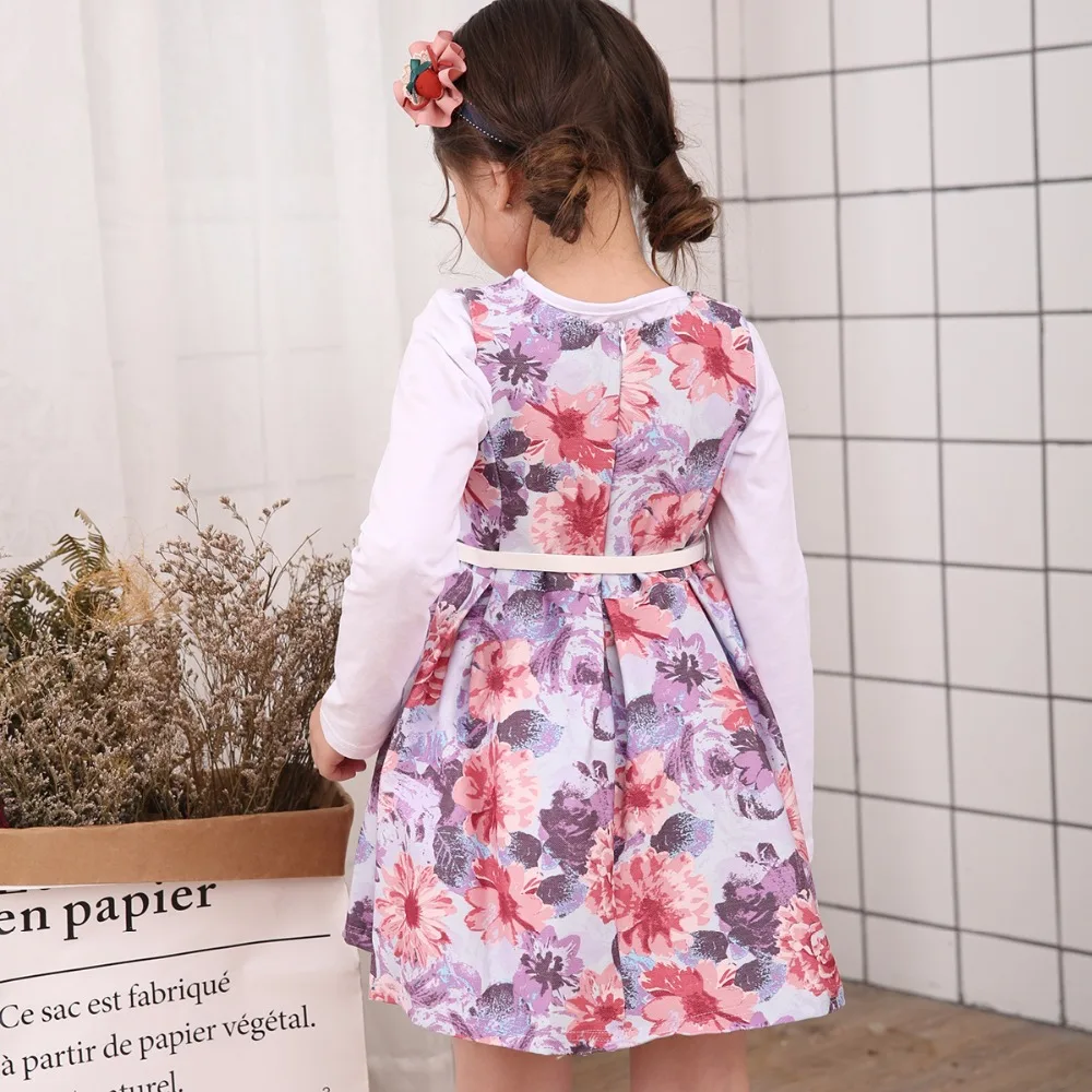 Hot Selling Kid Girls Cotton A-Line Sleeveless Dresses All Match Girl's Dress Fashion | Детская одежда и обувь