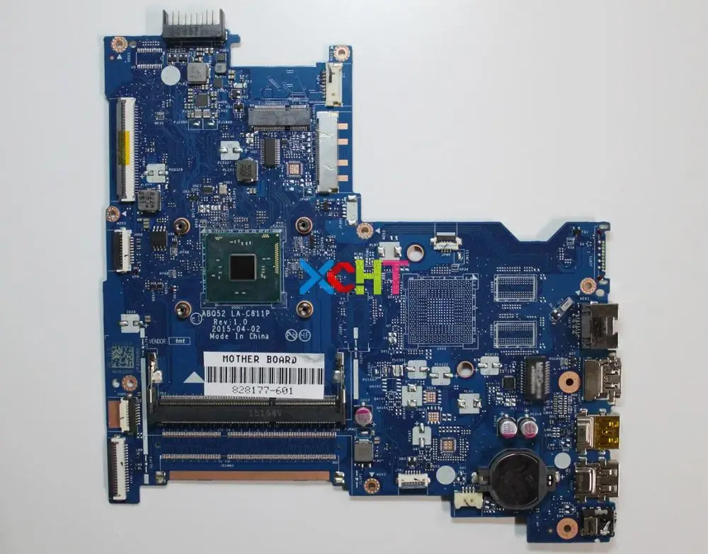for HP NoteBook 15 15-AC Series 828177-001 828177-601 ABQ52 LA-C811P UMA CelN3150 Laptop Motherboard Mainboard Tested
