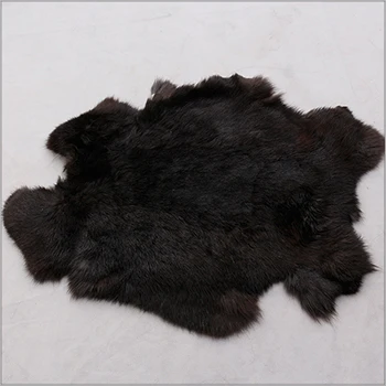 Dark brown Цена Высокое качество загорелый пушистый натуральный кролик гранулы для продажи - Цвет: Dark brown