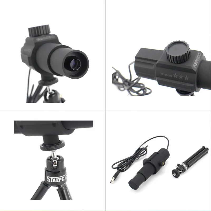 Smart Digital USB Telescope Monocular ZOOM 70X HD 2.0MP Adjustable Scalable Camera Monitor for Photographing Videotaping | Инструменты