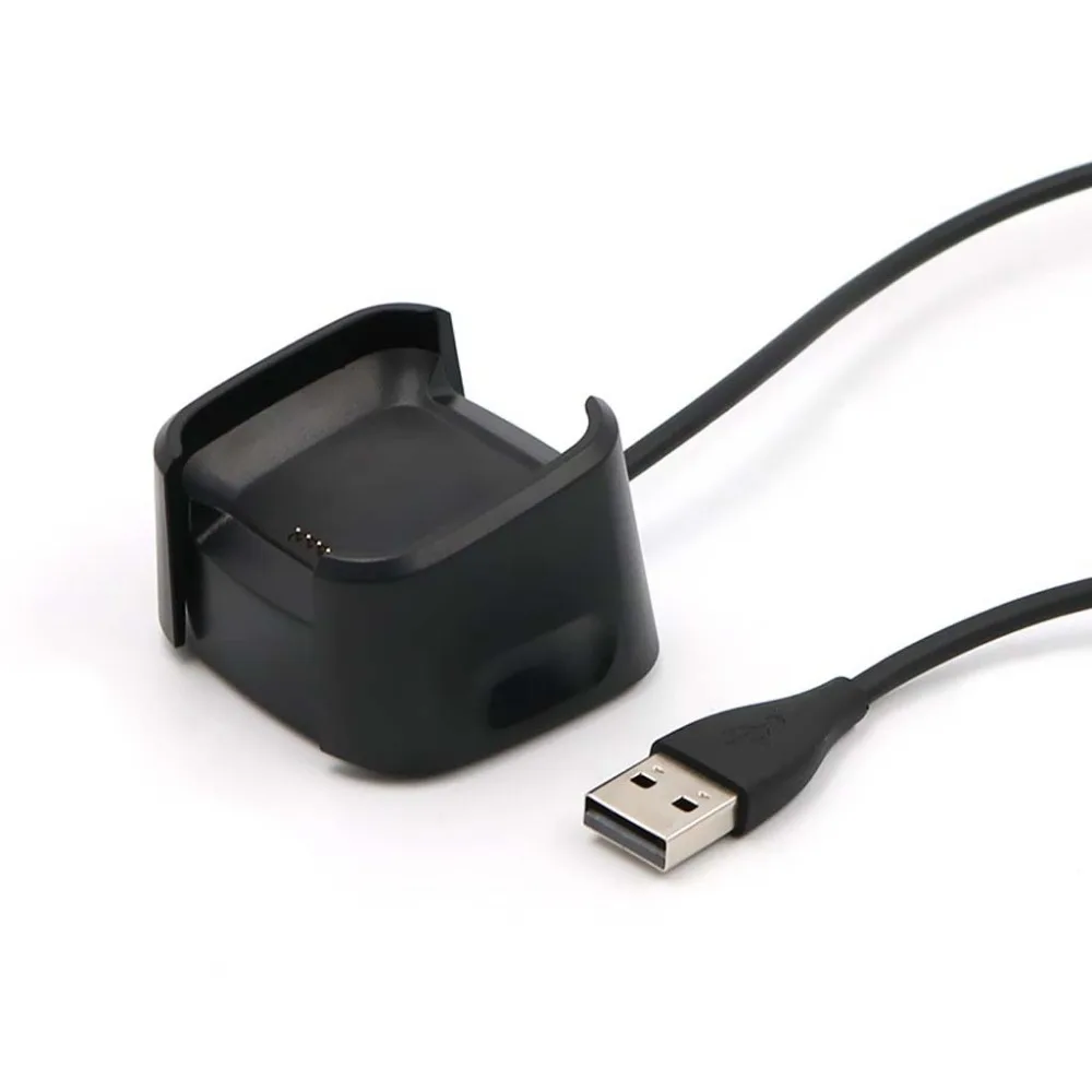 Зарядная док станция USB Дата кабель Base Настольный Зарядное устройство для Fitbit Versa