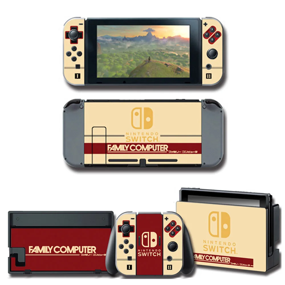 HONGBAI2 Защитная Наклейка для ограниченной машины для консоли nintendo Switch NS+ контроллер+ подставка-держатель защитная пленка - Цвет: HONGBAI2