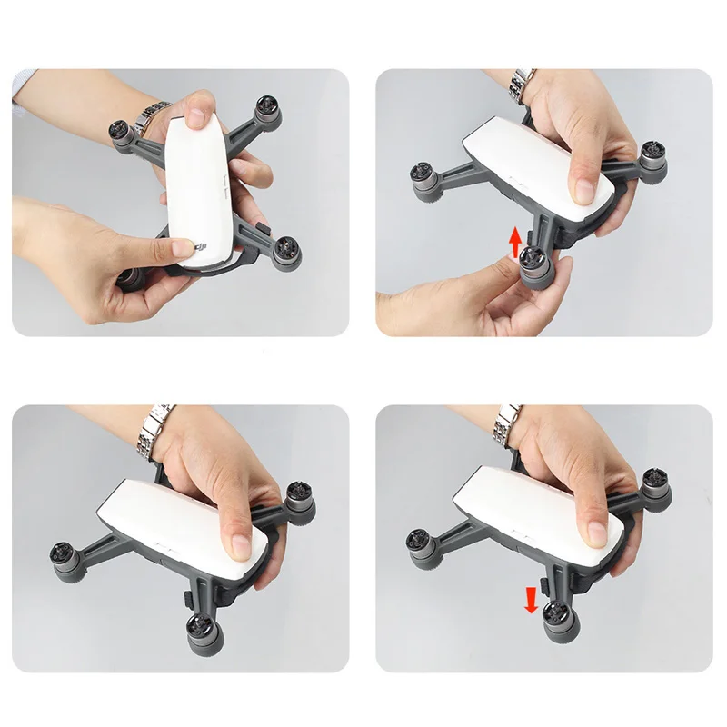 

10pcs Battery Anti separation Buckle clip Flight protective Guard Fixed board for DJI spark drone accessories