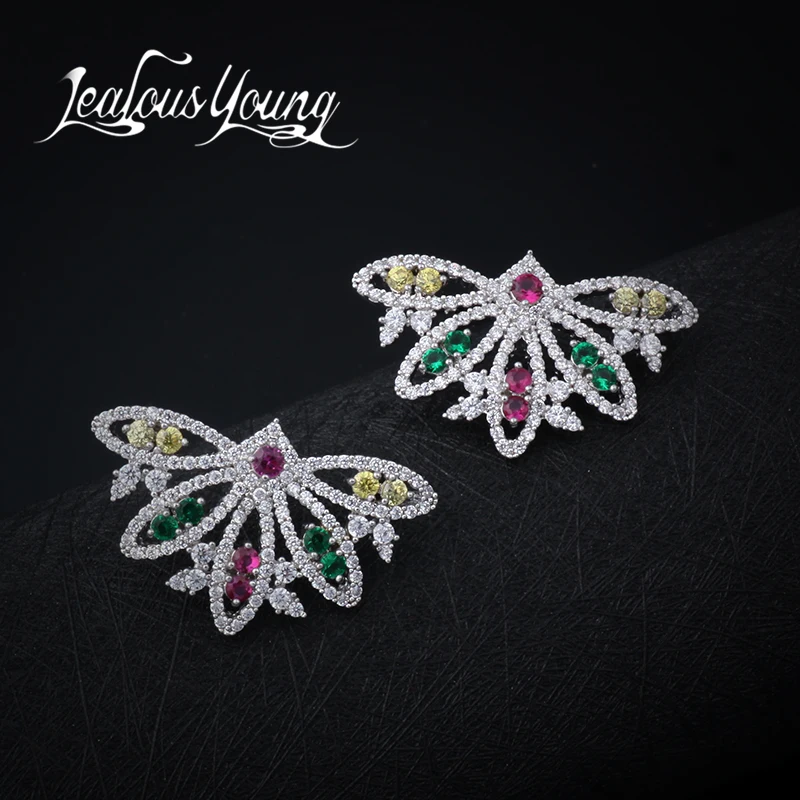 

Оптовая продажа, высокое качество, Новое поступление 2017, горячая Распродажа, массивные серьги-гвоздики с бабочками и кристаллами для женщин...