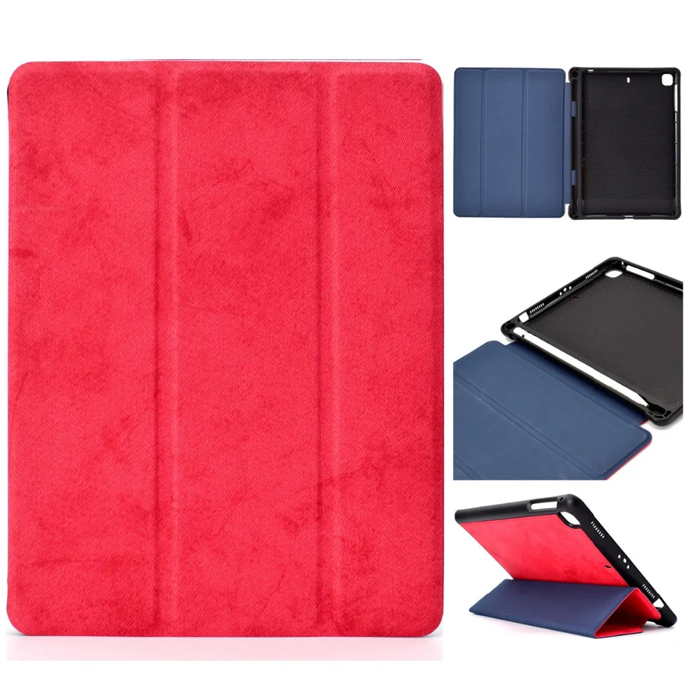 Для iPad Mini 3 2 1 чехол из искусственной кожи силиконовая Мягкая задняя трехслойная
