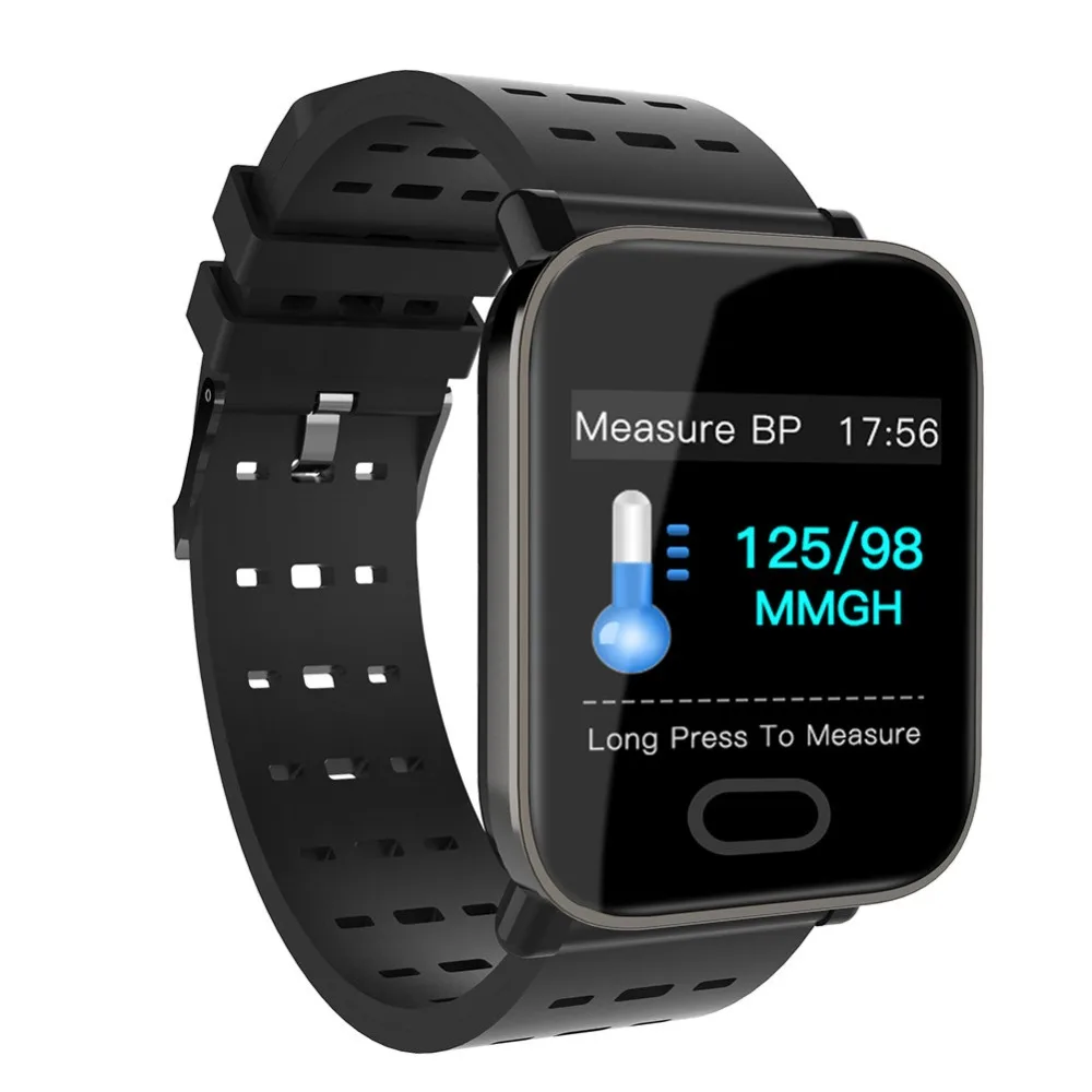 ECos Смарт Браслет совместимый с iOS и Android Цвет Экран Фитнес измеритель