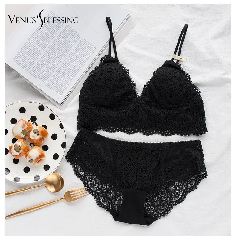 VENUS'S BLESSI женский сексуальный прозрачный кружевной бюстгальтер без косточек