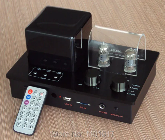 Xiangsheng H-03A Гибридный 6F1 ламповый усилитель HiFi Exquis MP3 Плеер Ключ USB SD карты декодер