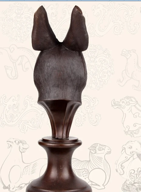 Китайская Бронзовая Домашняя Декоративная скульптура благоприятная статуя