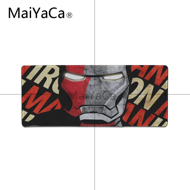 MaiYaCa Высокое качество Marvel Comics высокоскоростной коврик для мыши большой игровой коврик для мыши Противоскользящий идеальный блокирующий ПК компьютерный стол коврик - Цвет: Lock Edge 30x80cm
