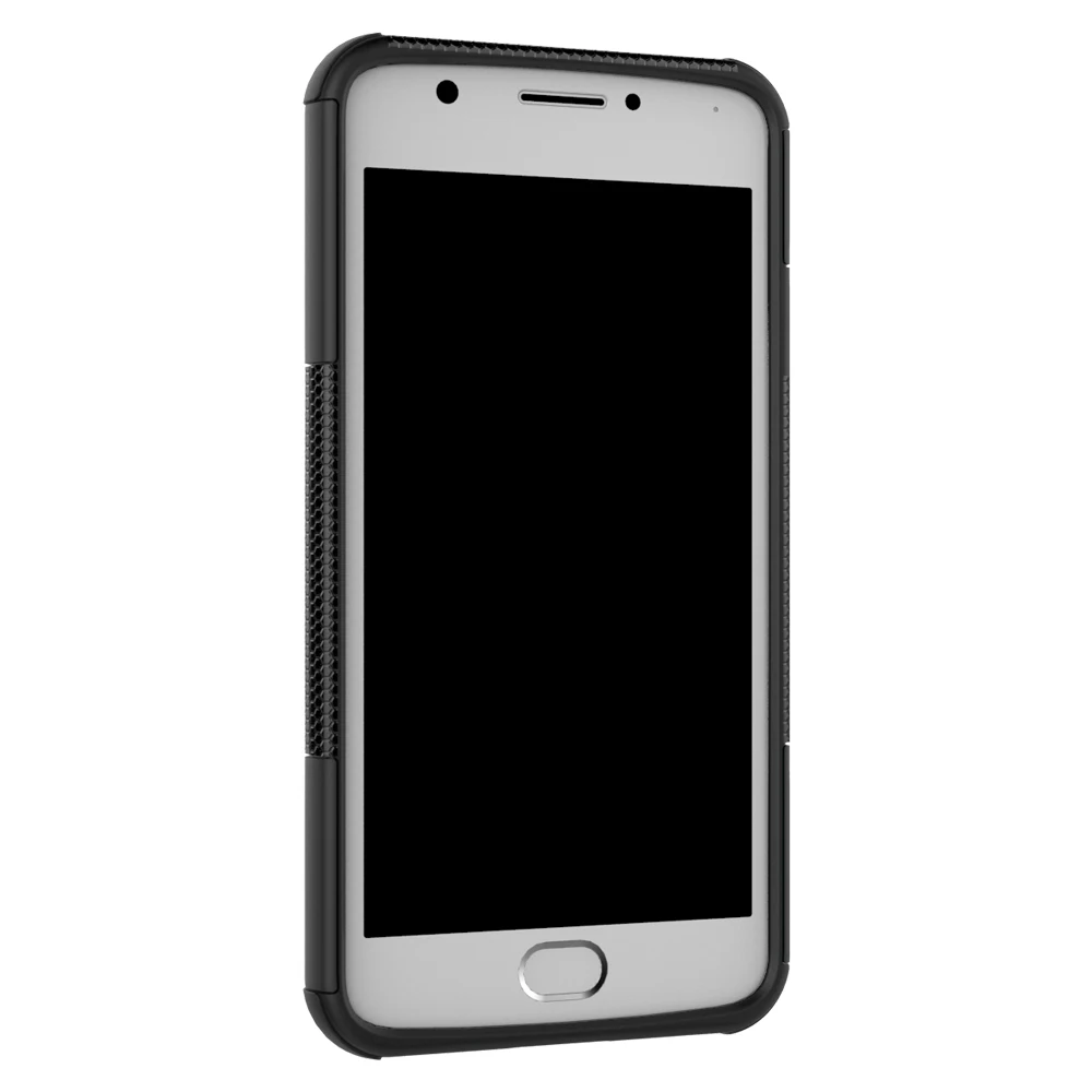 С подставкой прочная Броня чехол для moto Рола e4/E4 плюс ЕС Версия сверхмощный