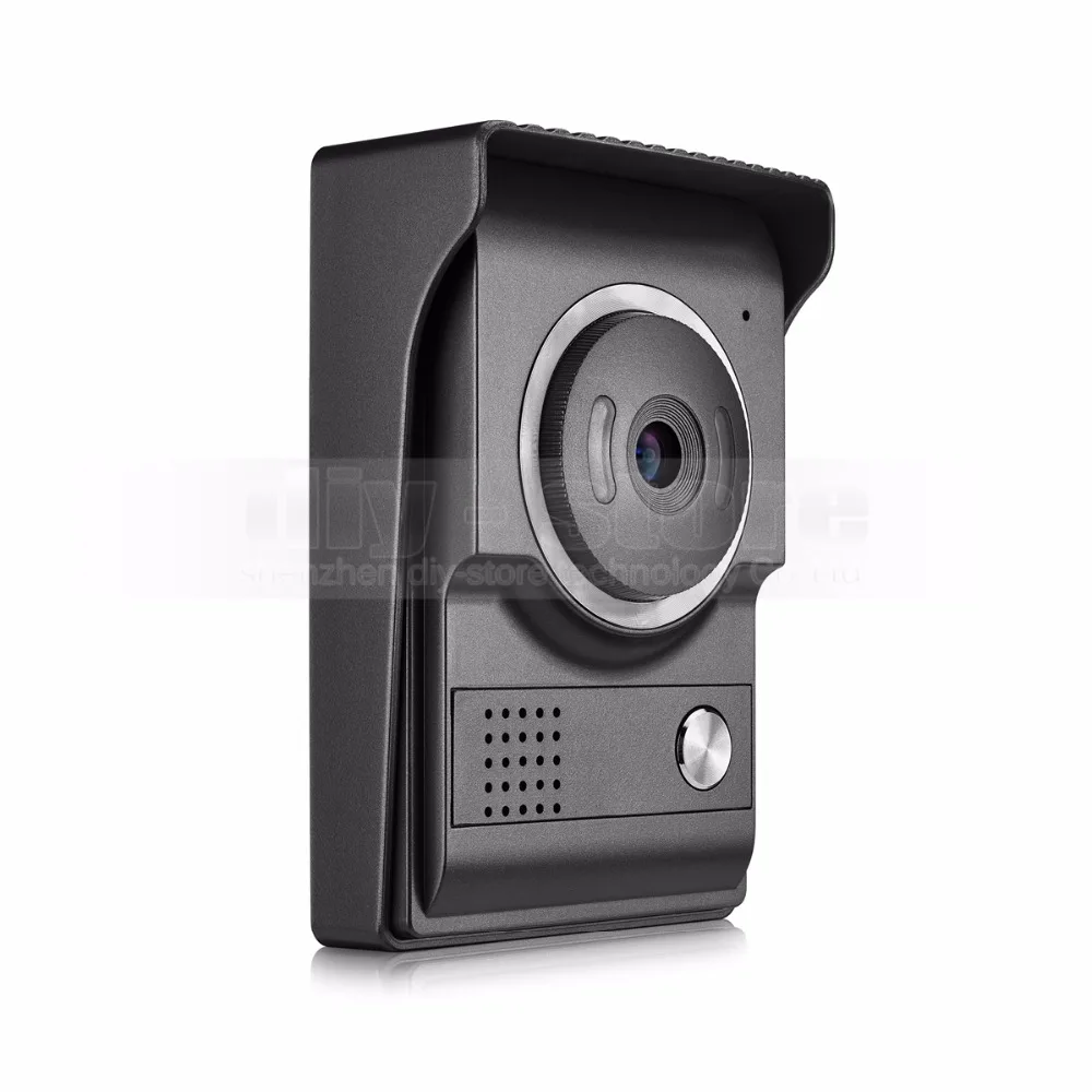 DIYSECUR 4.3inch Handheld Video Intercom Video Door Phone Doorbell 700TV Line Night Vision HD Camera for Home Office Factory 1V6
