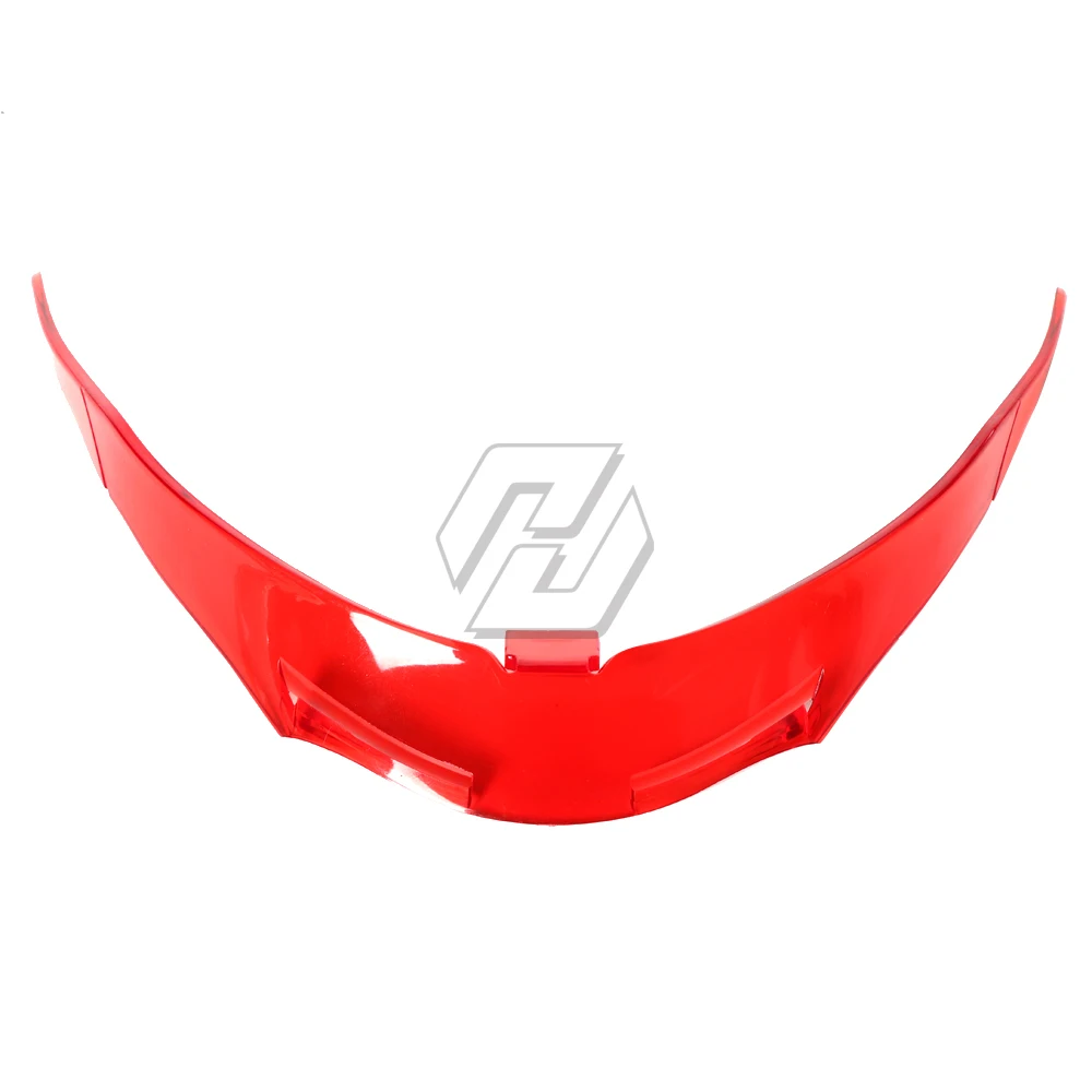 Красный Мотоциклетный шлем спойлер накладка Чехол Для SHOEI ARAI SHARK KYT YOHE Нолан NITEK HJC - Цвет: Красный