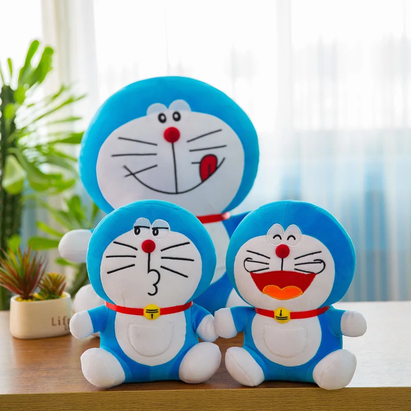 Стоящая по мне плюшевая игрушка Дораэмон милая кукла кошка детская для детей