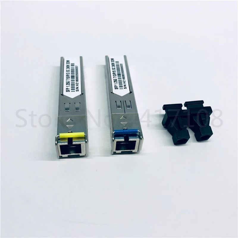 10pcsSC разъем 1,25 Гбит/с 3 км DDM BIDI Otdr оптический транцеивер модуль 1310nm/1550nm WDM SFP модуль SC коммутатор совместимый