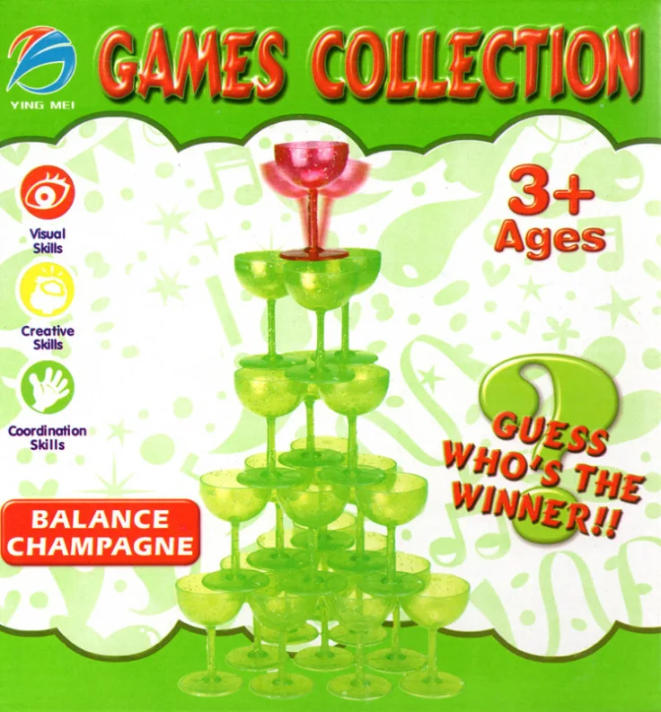 Стек Кубок игра Дженга баланс бокал для вина настольная игра|board game|games board gamesjenga