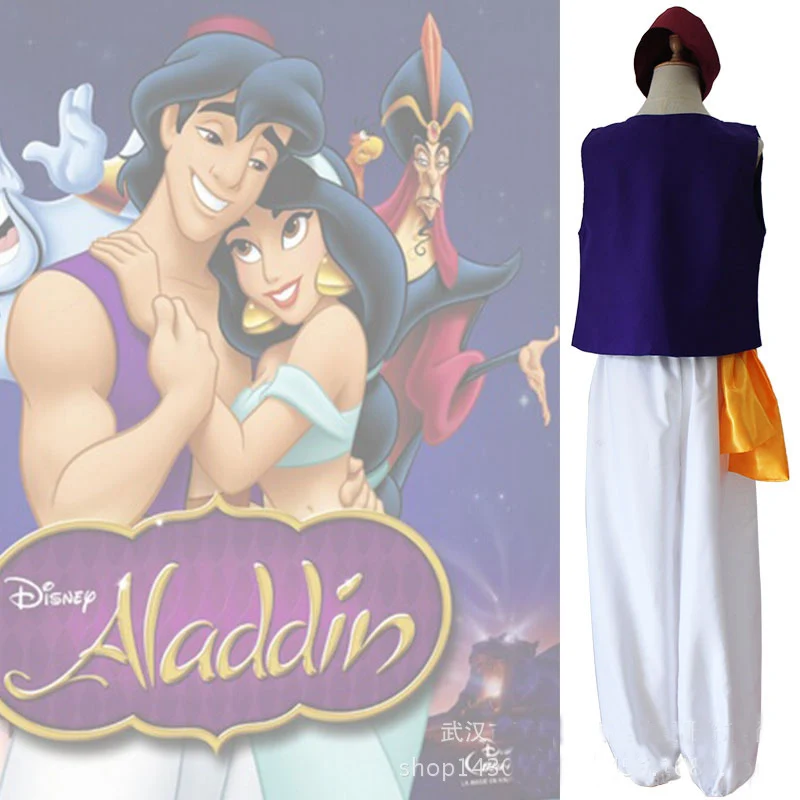 Искусственный взрослый костюм Aladdin в виде лампы для Хэллоуина аниме косплей