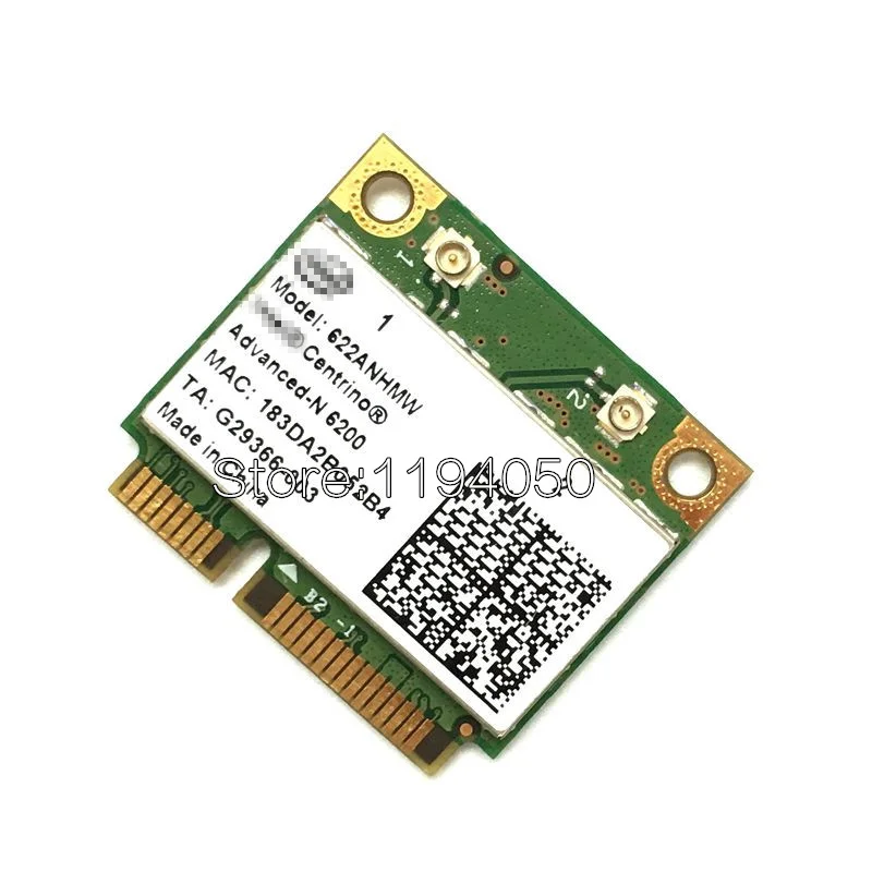 Новая Intel Centrino Advanced N 6200 622ANHMW 6200AGN Mini PCI E 300 Мбит/с Двухдиапазонная 2 4/5 ГГц WIFI