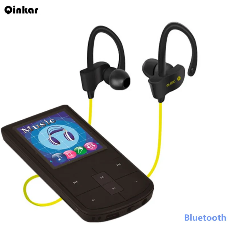 Qinkar bluetooth MP3 плеер Спорт BT388 + Bluetooth наушники BT спортивные беспроводные мини