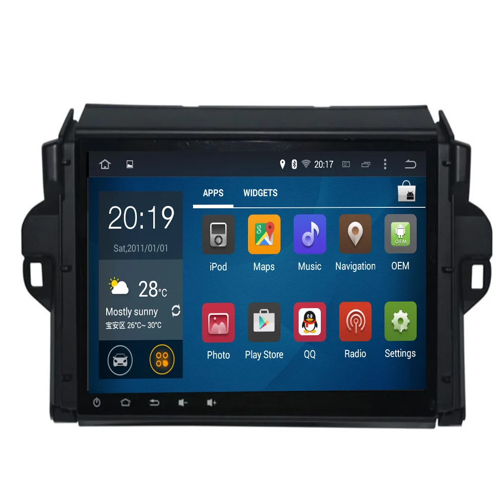 Android 10 Octa Core PX5 подходит для Toyota Fortuner /SW4 2015- 2019 автомобильный dvd-плеер навигация GPS
