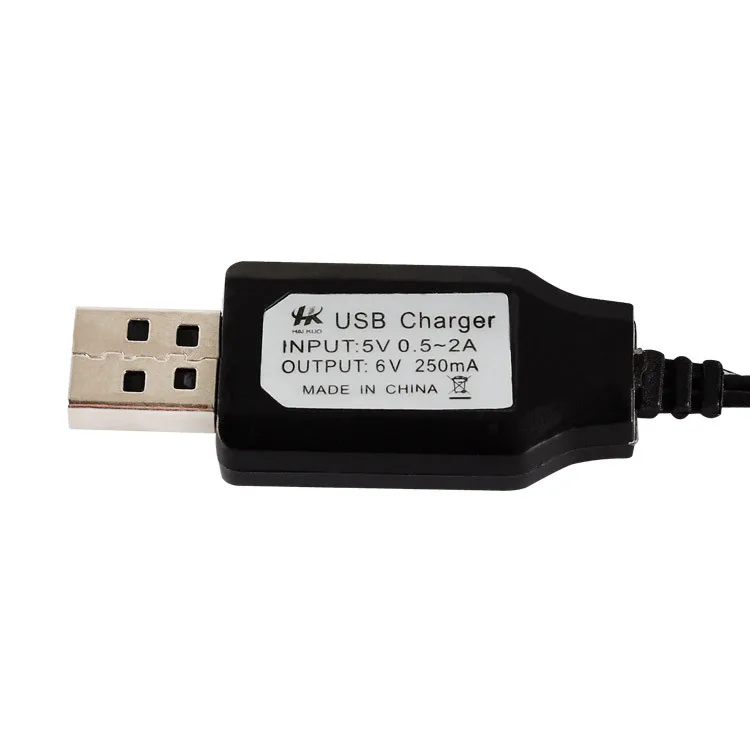 Зарядное устройство для аккумуляторов 6 В 250 мАч USB Ni-Cd/Ni-mh зарядный кабель
