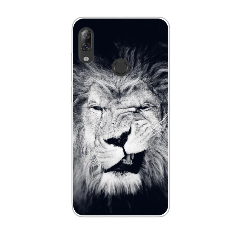 Lenovo K5 pro Case Silicon Tiger lion Painting Soft TPU Back Cover for K5pro Phone protect Bags shell |