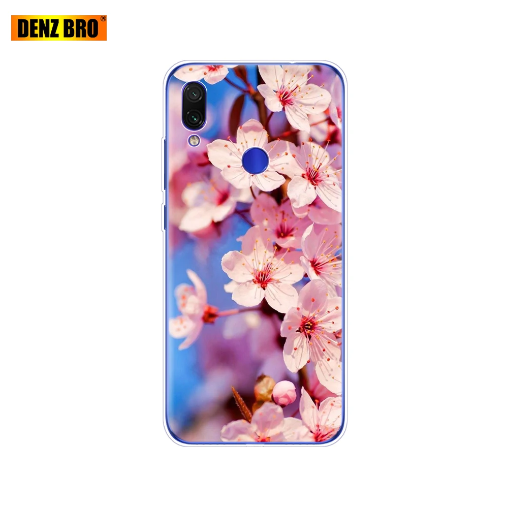 61900 Для Xiaomi Redmi Note 7 силиконовый мягкий ТПУ с рисунком для Xiaomi Redmi NOTE 7 PRO Чехол 6,3 дюймов Funda Coque Redmi Note7 чехол бампер - Цвет: 61900